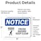 Signmission Safety Culture Sign, 5 in Width, Vinyl Decal, Rectangle OS-2PACK-NS-D-35-L-10847 - alternate 3